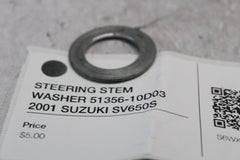 STEERING STEM WASHER 51356-10D03 2001 SUZUKI SV650S