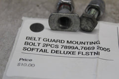 BELT GUARD MOUNTING BOLT 2PCS 7899A,7669 2005 SOFTAIL DELUXE FLSTNI