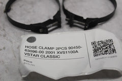 HOSE CLAMP 2PCS 90450-63096-00 2001 XVS1100A VSTAR CLASSIC