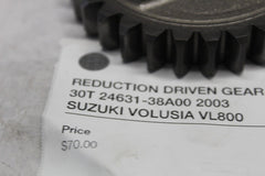 REDUCTION DRIVEN GEAR 30T 24631-38A00 2003 SUZUKI VOLUSIA VL800