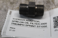 T1230225 ADAPTOR, SPIN-ON OIL FILTER 2005 TRIUMPH SPRINT ST1050