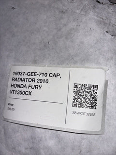 19037-GEE-710 CAP, RADIATOR 2010 HONDA FURY VT1300CX