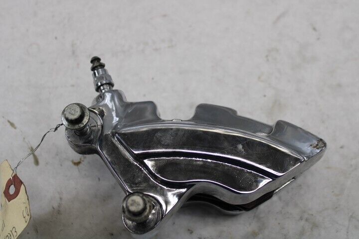 Chrome Front Brake Caliper LEFT 2003 Harley Davidson FLHT Silver Black