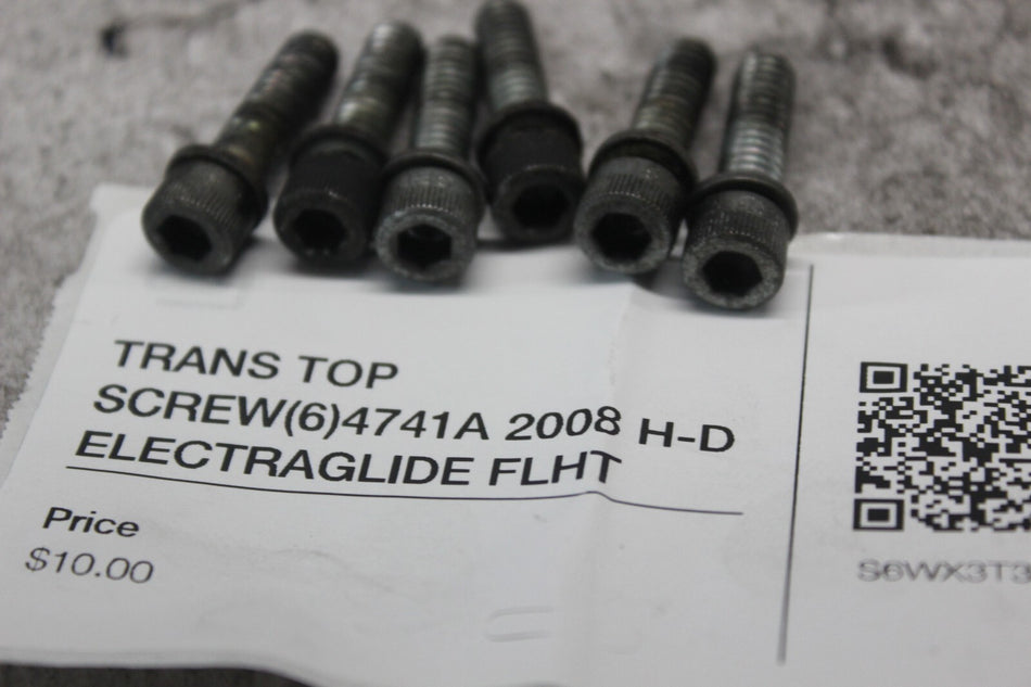 TRANS TOP SCREW (6) 4741A 2008 H-D ELECTRAGLIDE FLHT
