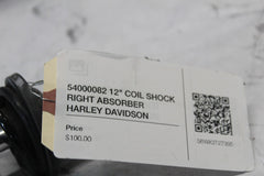 54000082 12" COIL SHOCK RIGHT ABSORBER HARLEY DAVIDSON