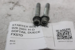 STARTER BOLT 2PCS 928 2001 H-D SOFTAIL DUECE FXSTD