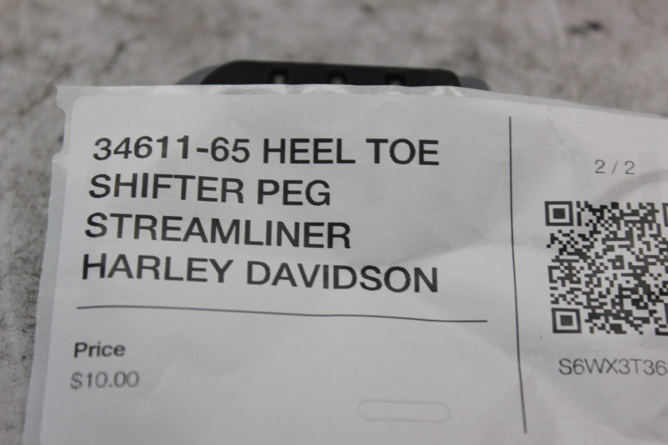 34611-65 HEEL TOE SHIFTER PEG STREAMLINER HARLEY DAVIDSON