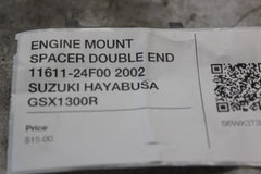 ENGINE MOUNT SPACER DOUBLE END 11611-24F00 2002 SUZUKI HAYABUSA GSX1300R