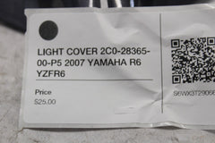 LIGHT COVER 2C0-28365-00-P5 2007 YAMAHA R6 YZFR6