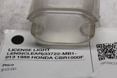 LICENSE LIGHT LENS (CLEAR) 33722-MB1-013 1988 HONDA CBR1000F