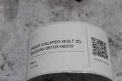 REAR CALIPER BOLT (2) SUZUKI 09103-08359