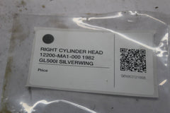 RIGHT CYLINDER HEAD 12200-MA1-000 1982 GL500I SILVERWING