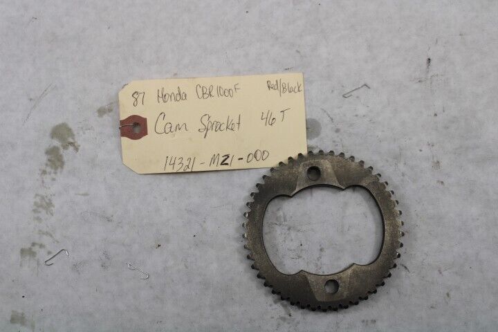 Cam Sprocket 46T 14321-MZ1-000 1987 Honda CBR1000F Hurricane