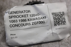 GENERATOR SPROCKET 12046-1083 1986 KAWASAKI CONCOURS ZG1000