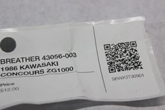 BREATHER 43056-003 1986 KAWASAKI CONCOURS ZG1000