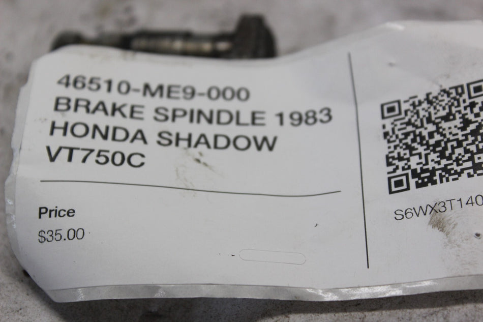 46510-ME9-000 BRAKE SPINDLE 1983 HONDA SHADOW VT750C