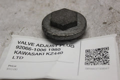 VALVE ADJUST PLUG 92066-1006 1980 KAWASAKI KZ440 LTD