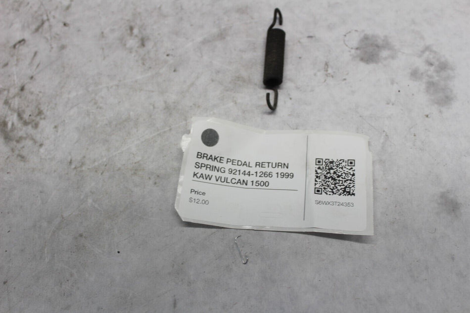 BRAKE PEDAL RETURN SPRING 92144-1266 1999 KAW VULCAN 1500
