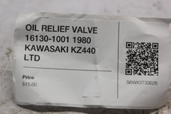 OIL RELIEF VALVE 16130-1001 1980 KAWASAKI KZ440 LTD
