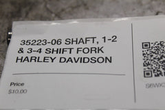 35223-06 SHAFT, 1-2 & 3-4 SHIFT FORK HARLEY DAVIDSON