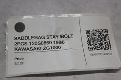 SADDLEBAG STAY BOLT 2PCS 120S0860 1986 KAWASAKI ZG1000