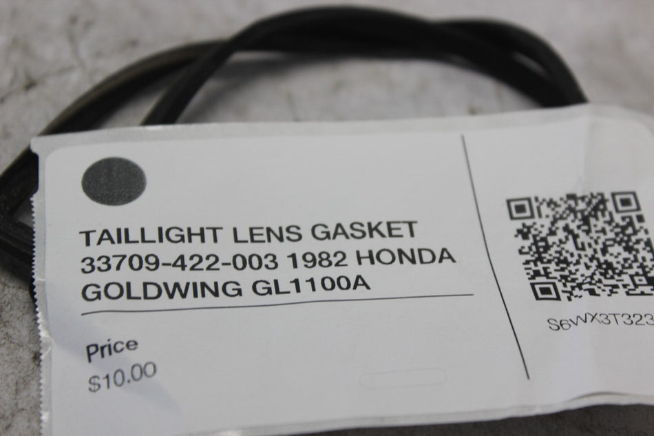 TAILLIGHT LENS GASKET 33709-422-003 1982 HONDA GOLDWING GL1100A