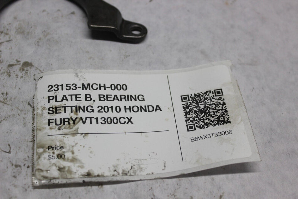23153-MCH-000 PLATE B, BEARING SETTING 2010 HONDA FURY VT1300CX