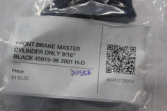 FRONT BRAKE MASTER CYLINDER ONLY 9/16” BLACK 45019-96 2001 H-D SOFTAIL DUECE FXS
