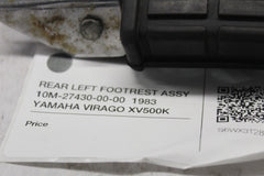 REAR LEFT FOOTREST ASSY 10M-27430-00-00  1983 YAMAHA VIRAGO XV500K