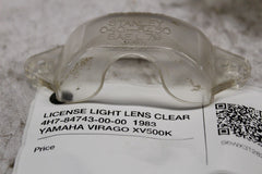 LICENSE LIGHT LENS CLEAR 4H7-84743-00-00  1983 YAMAHA VIRAGO XV500K