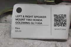 LEFT & RIGHT SPEAKER MOUNT 1982 HONDA GOLDWING GL1100A