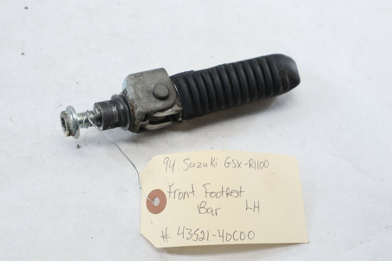 OEM Suzuki Front LEFT Footrest Foot Peg 1994 GSXR1100 GSX-R 1100 43521-40C00