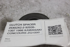 CLUTCH SPACER 25X62X2.0 92026-1307 1986 KAWASAKI CONCOURS ZG1000
