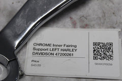 CHROME Inner Fairing Support LEFT HARLEY DAVIDSON 47200261