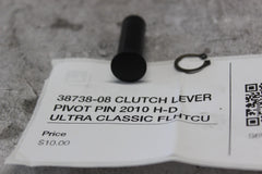 38738-08 CLUTCH LEVER PIVOT PIN 2010 H-D ULTRA CLASSIC FLHTCU