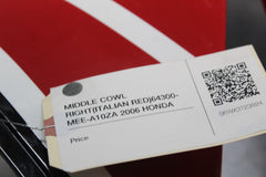 MIDDLE COWL RIGHT (ITALIAN RED) 64300-MEE-A10ZA 2006 HONDA CBR600RR