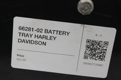 66281-02 BATTERY TRAY HARLEY DAVIDSON