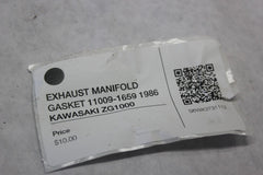 LEFT HEAT GUARD PLATE TRIM SEAL 39145-1076 1986 KAWASAKI ZG1000