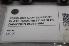 25355-06A CAM SUPPORT PLATE CAMCHEST HARLEY DAVIDSON 25358-06A