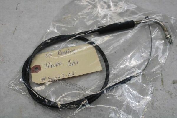 OEM Harley Davidson Throttle Cable Black Vinyl 2002 Roadking 56523-02