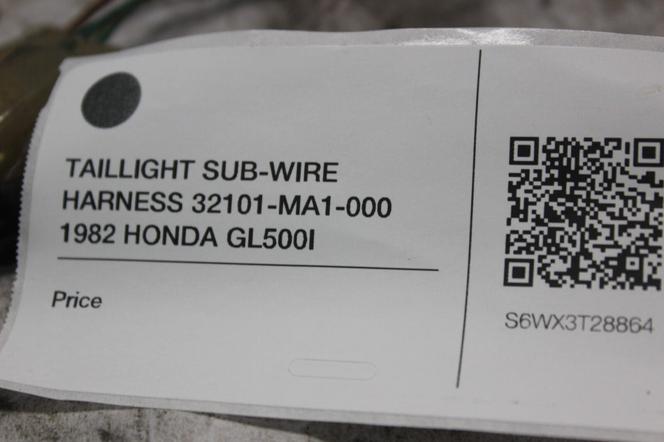 TAILLIGHT SUB-WIRE HARNESS 32101-MA1-000 1982 HONDA GL500I SILVERWING