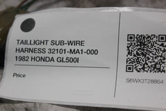 TAILLIGHT SUB-WIRE HARNESS 32101-MA1-000 1982 HONDA GL500I SILVERWING