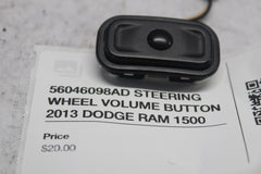 56046098AD STEERING WHEEL VOLUME BUTTON 2013 DODGE RAM 1500