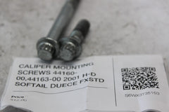 CALIPER MOUNTING SCREWS 44160-00,44163-00 2001 H-D SOFTAIL DUECE FXSTD