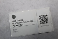 SUB-FRAME BOLTS (6PCS) 3536 2022 RG SPECIAL