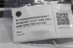 IN-TRANSMISSION SHAFT W/GEARS 13127-1038 1982 KAW SPECTRE KZ1100