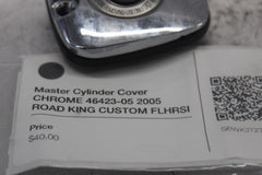 Master Cylinder Cover CHROME 46423-05 2005 ROAD KING CUSTOM FLHRSI