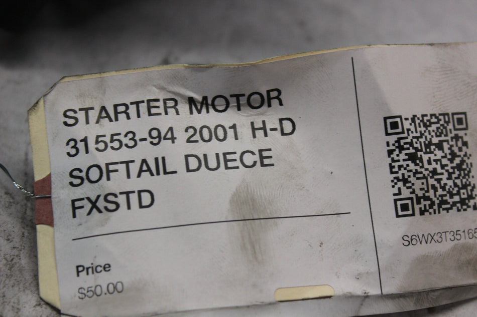 STARTER MOTOR 31553-94 2001 H-D SOFTAIL DUECE FXSTD