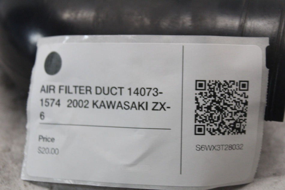 AIR FILTER DUCT 14073-1574  2002 KAWASAKI ZX-6
