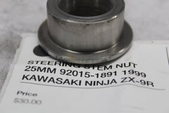 STEERING STEM NUT 25MM 92015-1891 1999 KAWASAKI NINJA ZX-9R